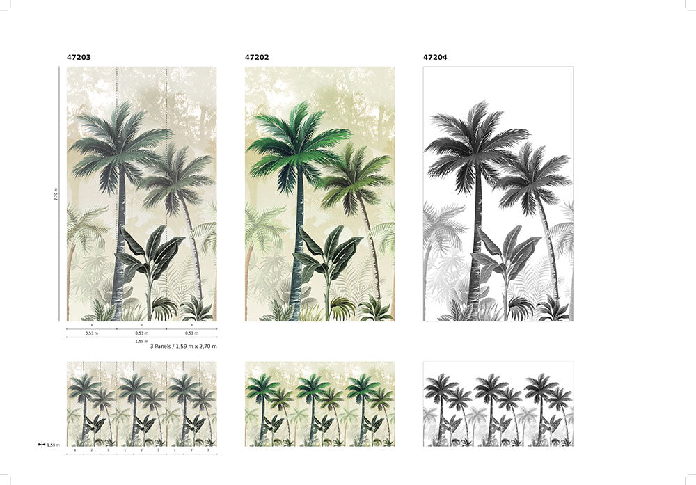 Smart Art Easy - Palm Trees smart walls Marburg    