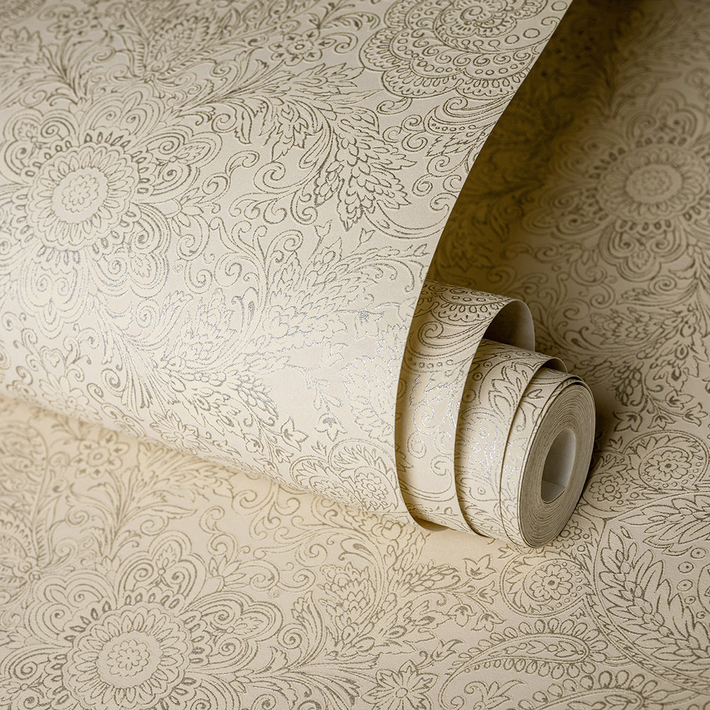 Precious - Brocade damask wallpaper Hohenberger    