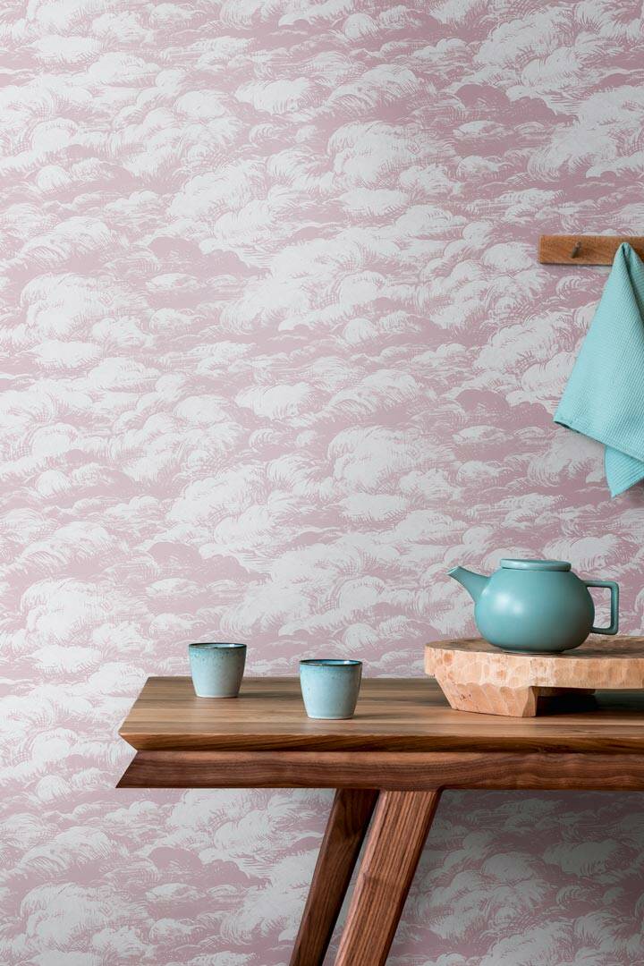 Jungle Chic - Clouds Above botanical wallpaper AS Creation    