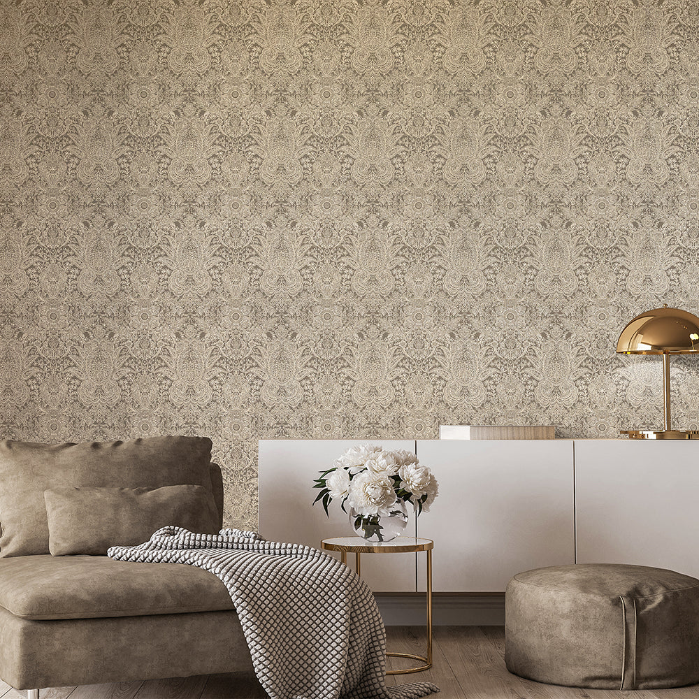 Precious - Brocade damask wallpaper Hohenberger    